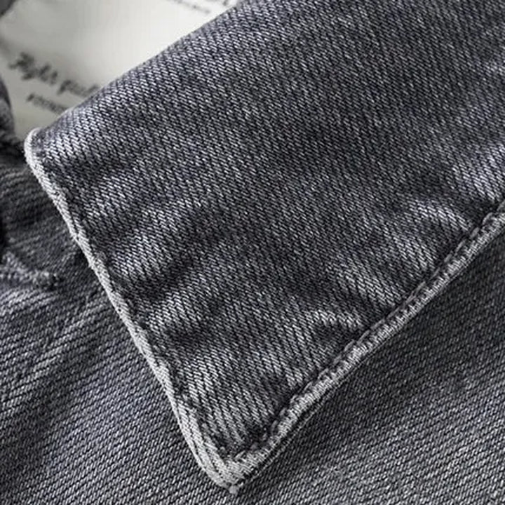 Classic faded men's jeans trucker jacket