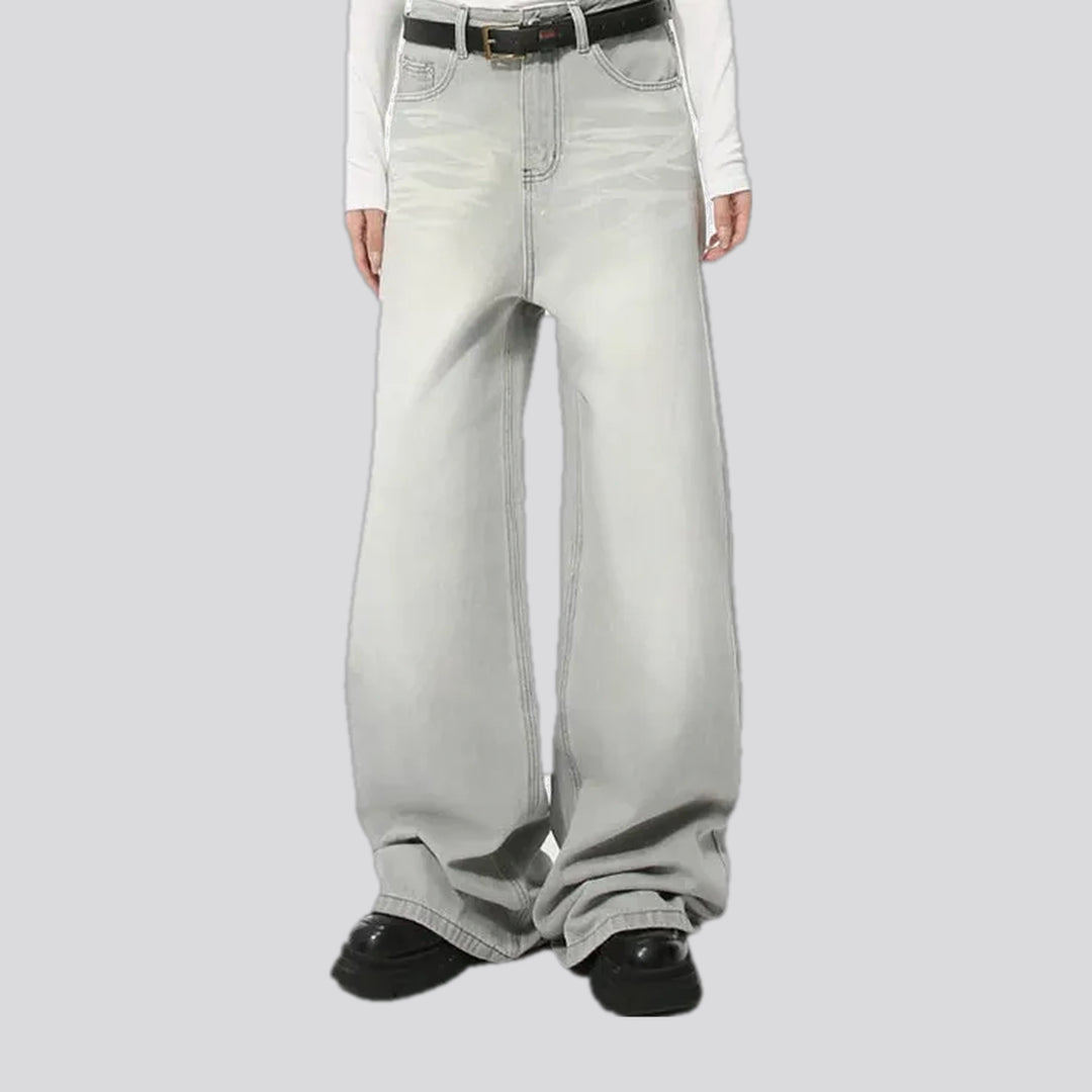 Light crease midweight men's jeans